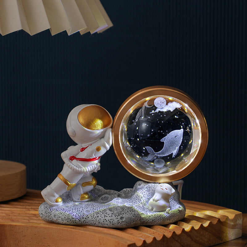 Astronaut Small Night Lamp 3D