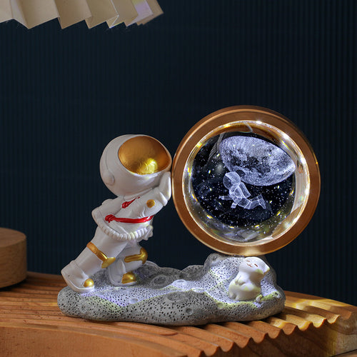 Astronaut Small Night Lamp 3D