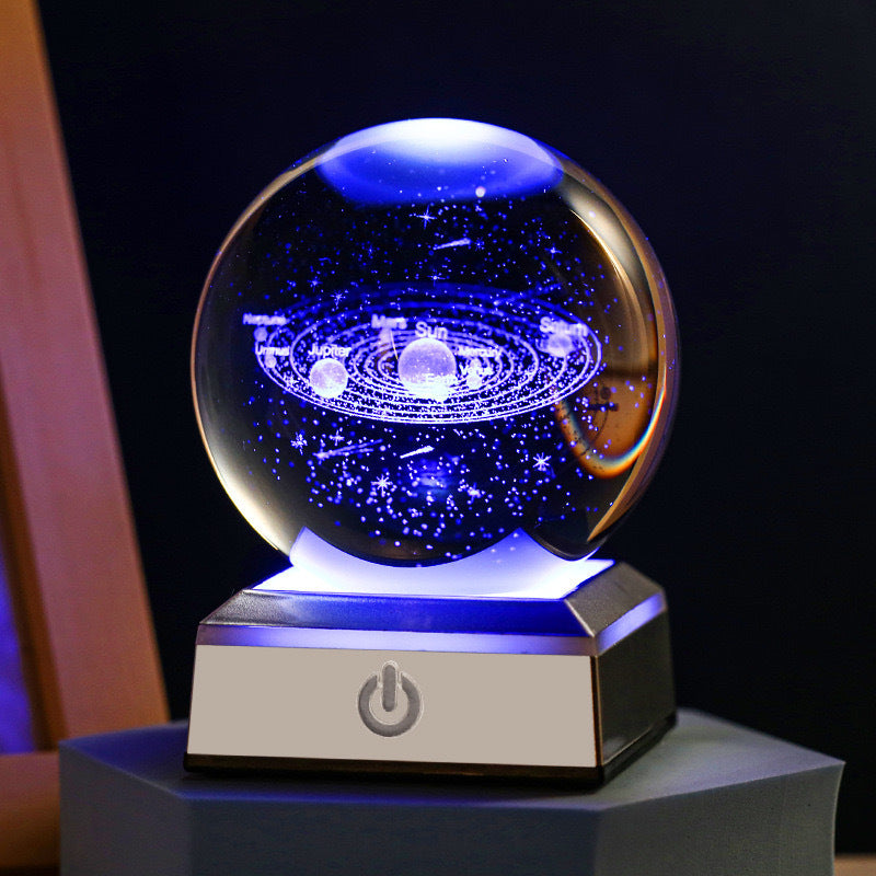 Galaxy Crystal Ball Night Lamp