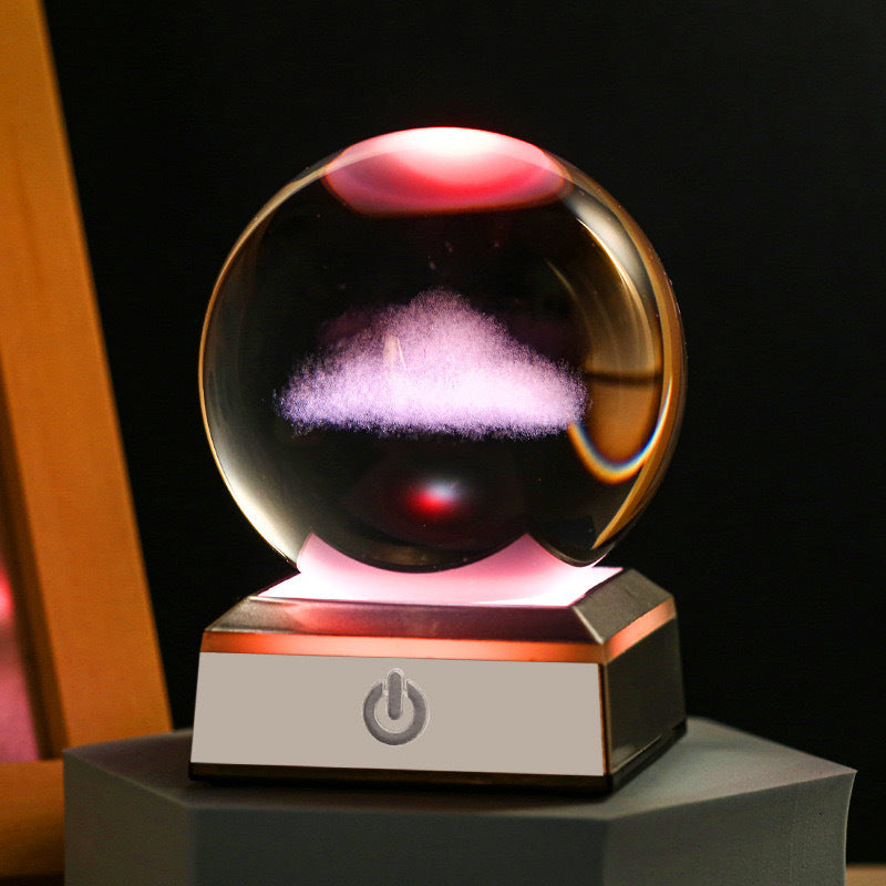 Galaxy Crystal Ball Night Lamp