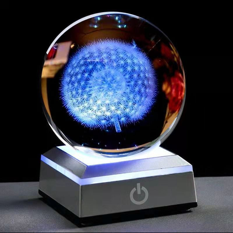 Galaxy Crystal Ball Night Lamp