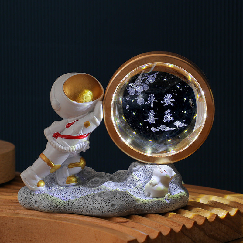 Astronaut Small Night Lamp 3D