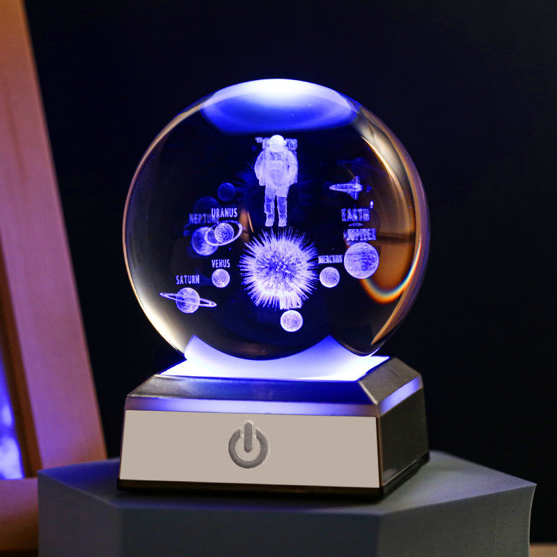 Galaxy Crystal Ball Night Lamp