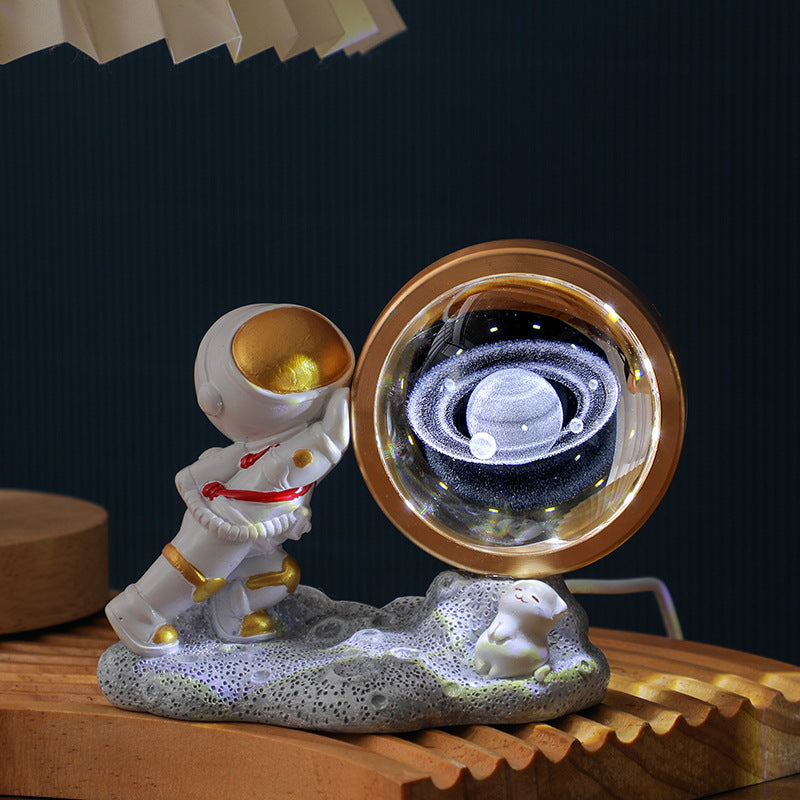 Astronaut Small Night Lamp 3D