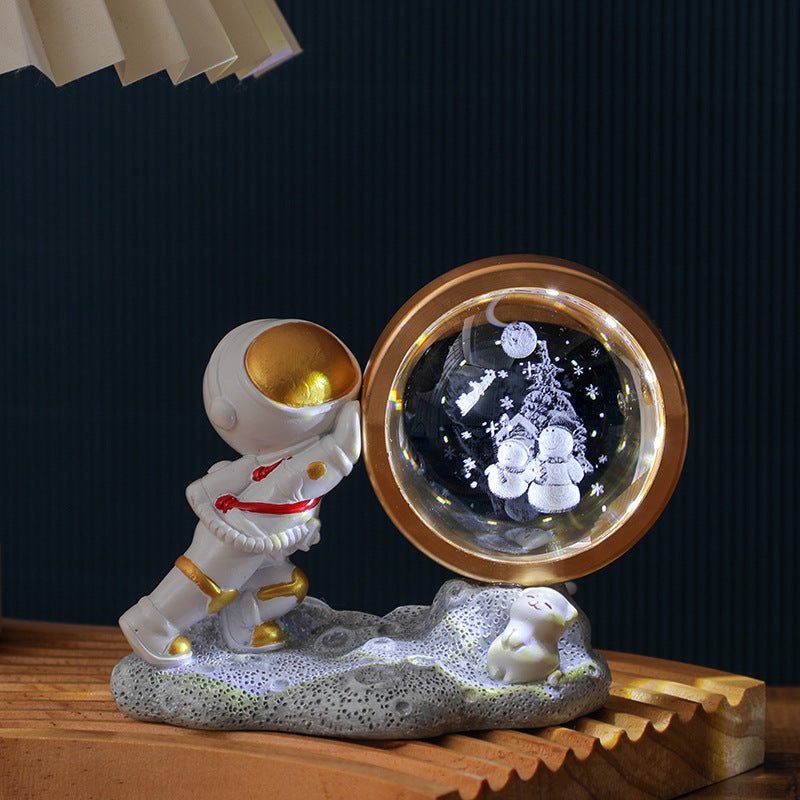 Astronaut Small Night Lamp 3D