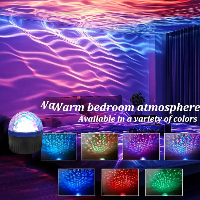 Rotating Night Projection Lamp