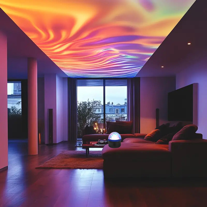 Rotating Night Projection Lamp