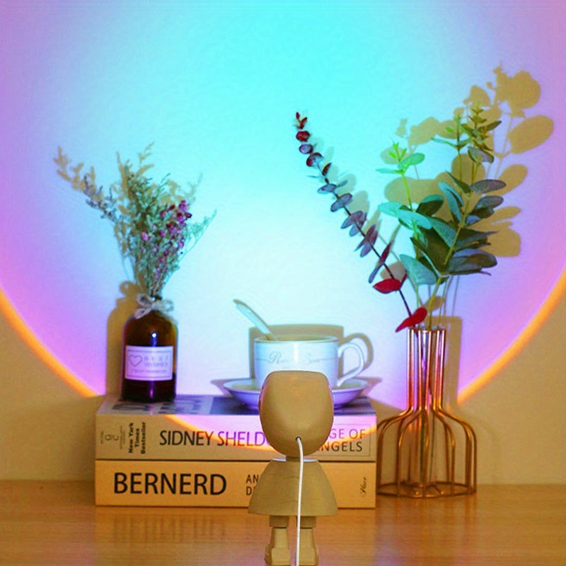 Rainbow Sunset Light Projector