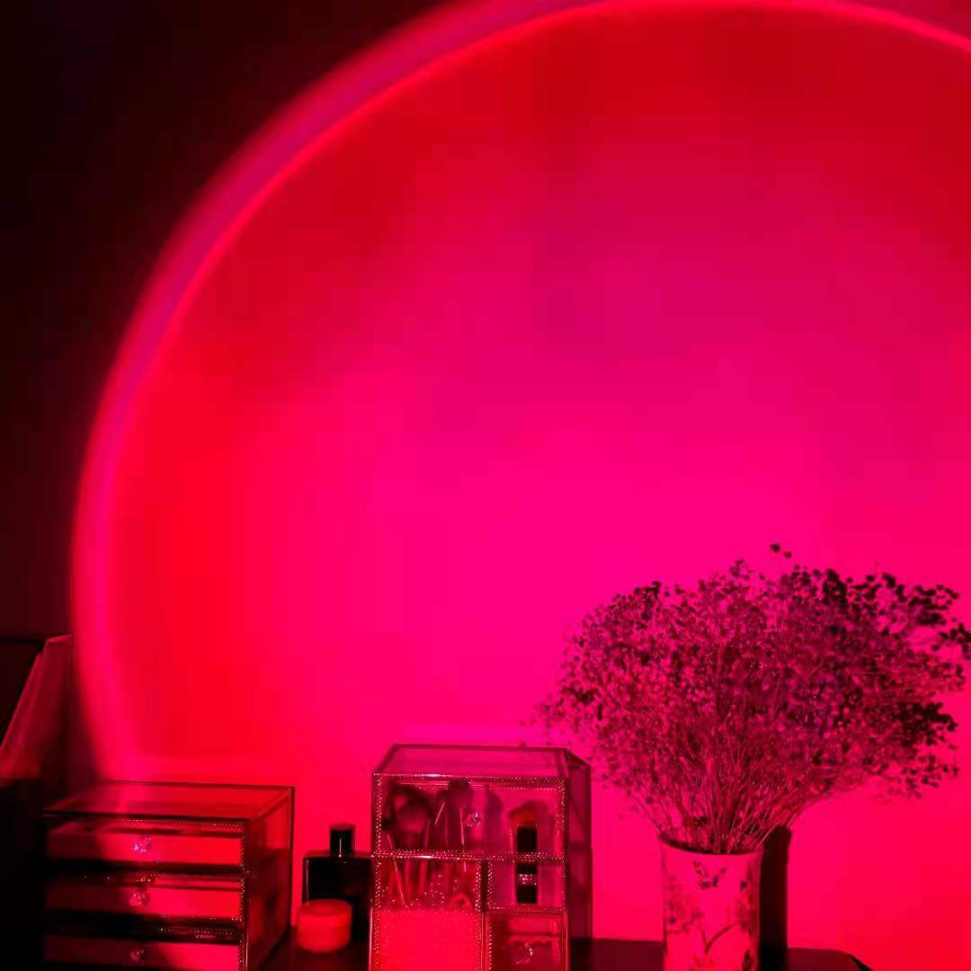 Rechargeable Rainbow Atmosphere Sunset Lamp