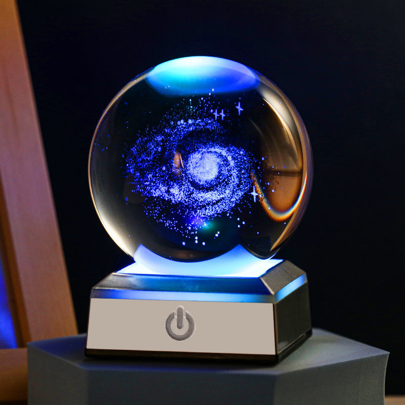 Galaxy Crystal Ball Night Lamp