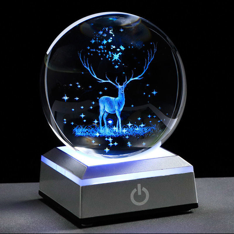 Galaxy Crystal Ball Night Lamp
