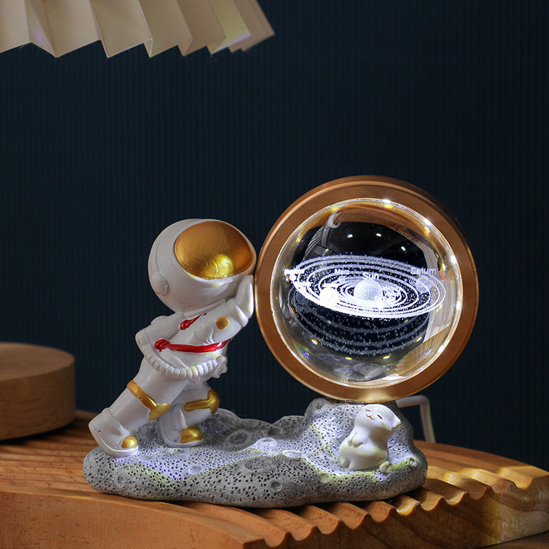 Astronaut Small Night Lamp 3D