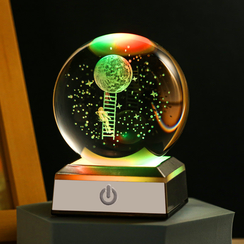 Galaxy Crystal Ball Night Lamp