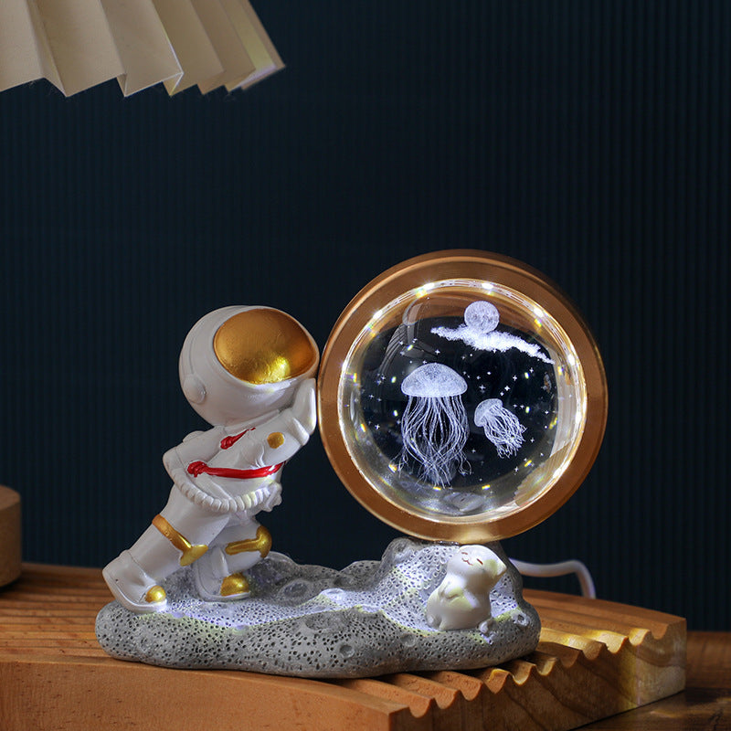 Astronaut Small Night Lamp 3D