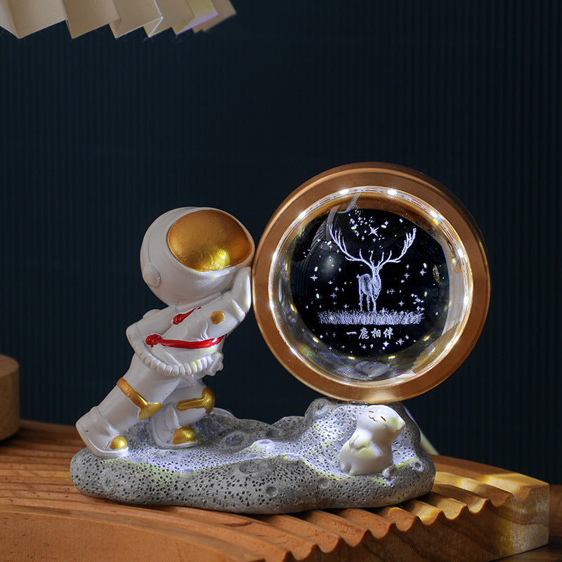 Astronaut Small Night Lamp 3D