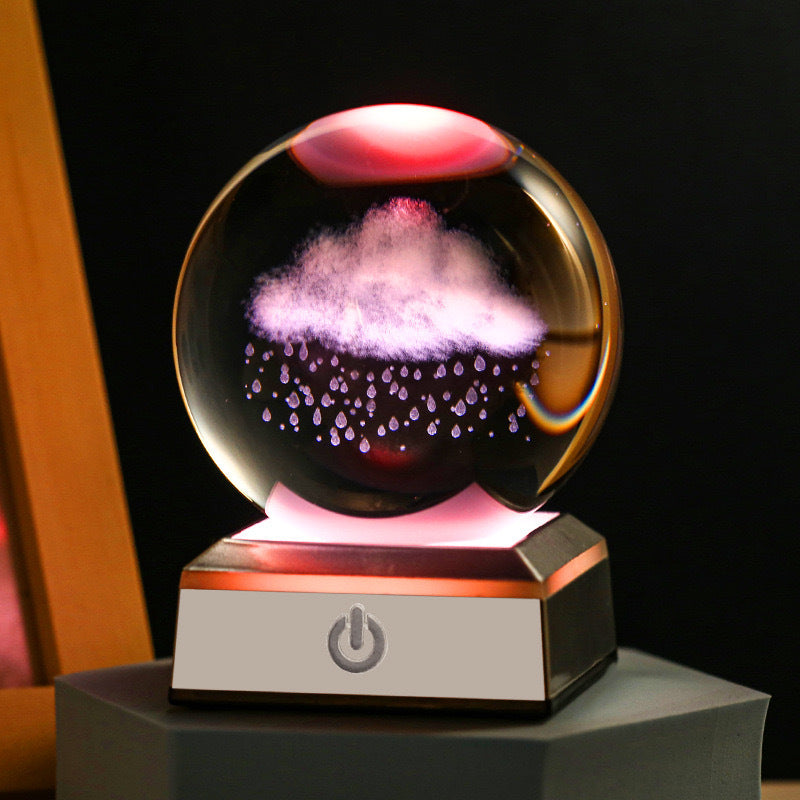 Galaxy Crystal Ball Night Lamp