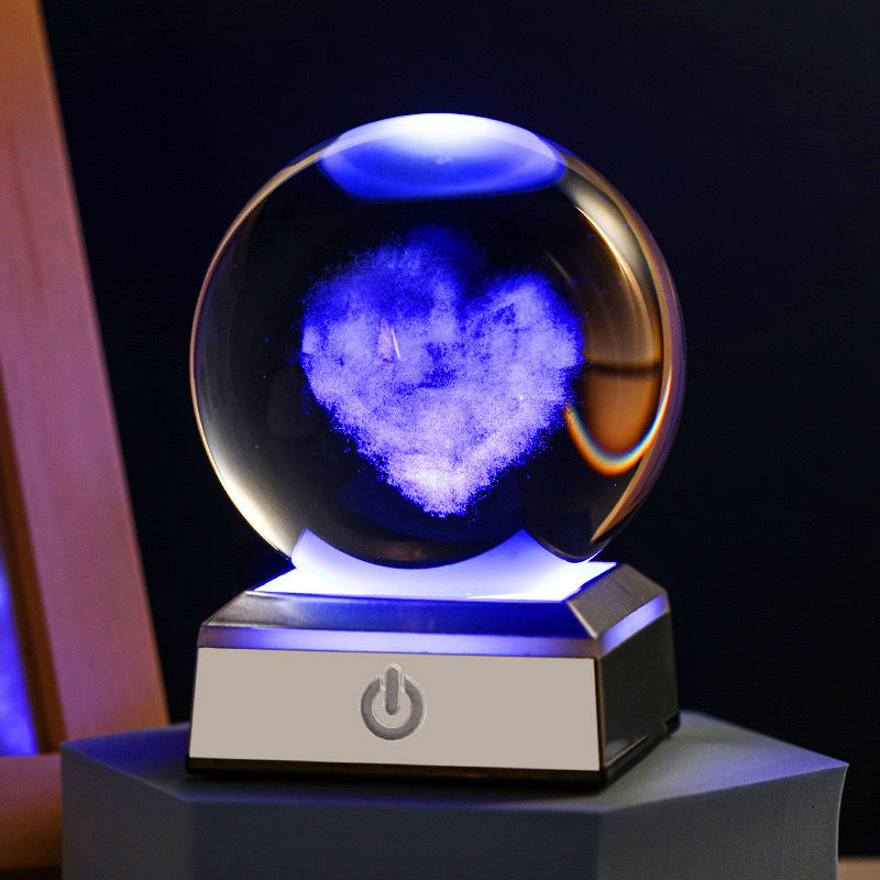 Galaxy Crystal Ball Night Lamp